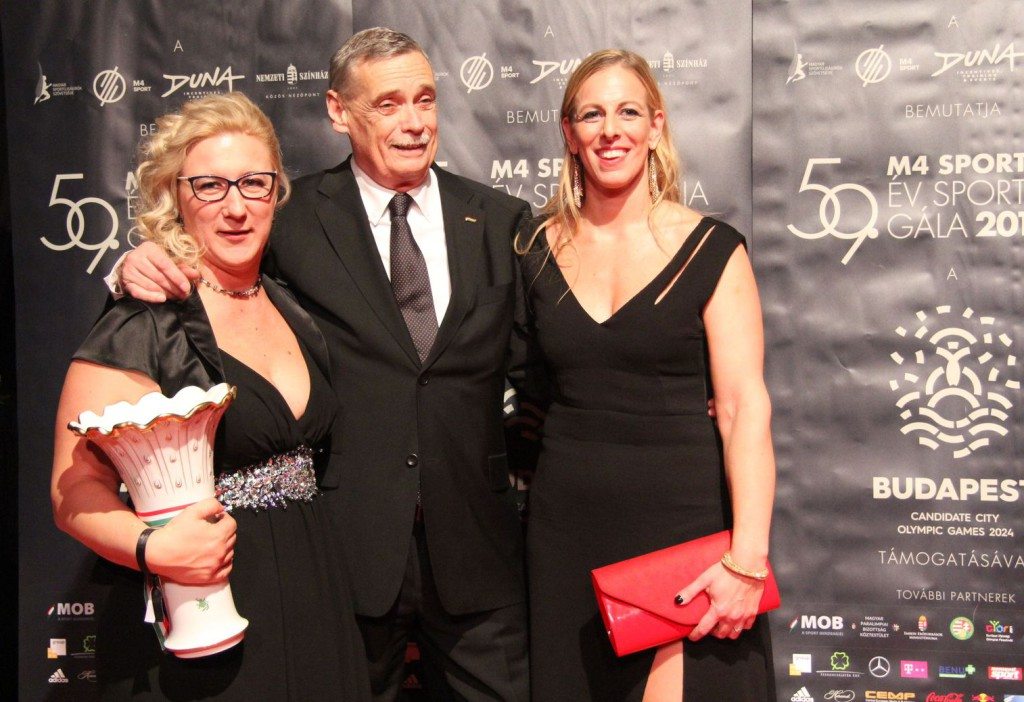 M4 Sport - Az Év sportolója gála - Krajnyák Zsuzsanna, Kulcsár Győző, Szász Emese - Fotó: Kristóf Lajos