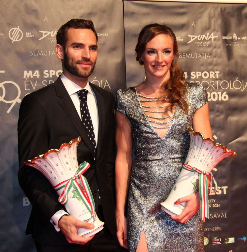 M4 Sport - Az Év sportolója gála - Szilágyi Áron és Hosszú Katinka - Fotó: Kristóf Lajos