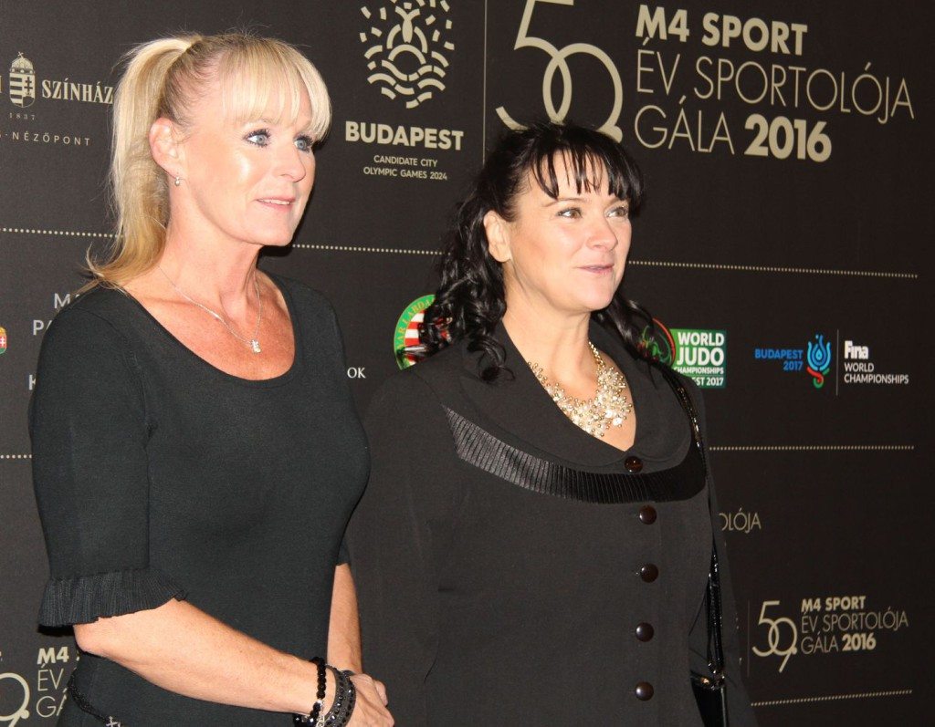 M4 Sport - Az Év sportolója gála - Temesvári Andrea és Kőbán Rita - Fotó: Kristóf Lajos