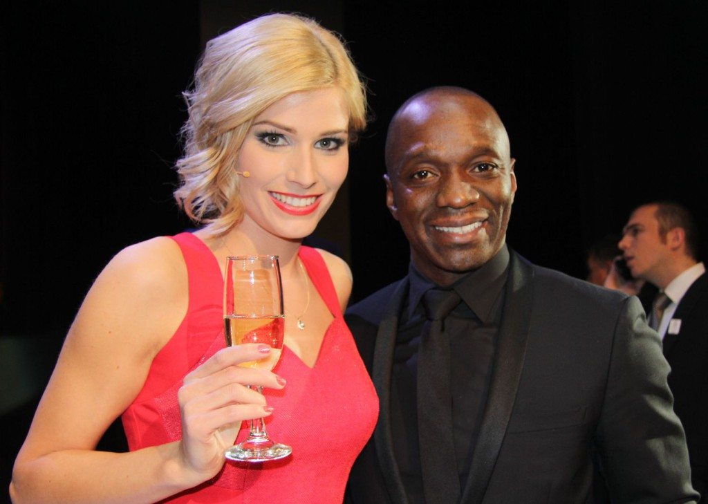 M4 Sport - Az Év sportolója gála - Berkesi Judit és Claude Makélélé - Fotó: Kristóf Lajos