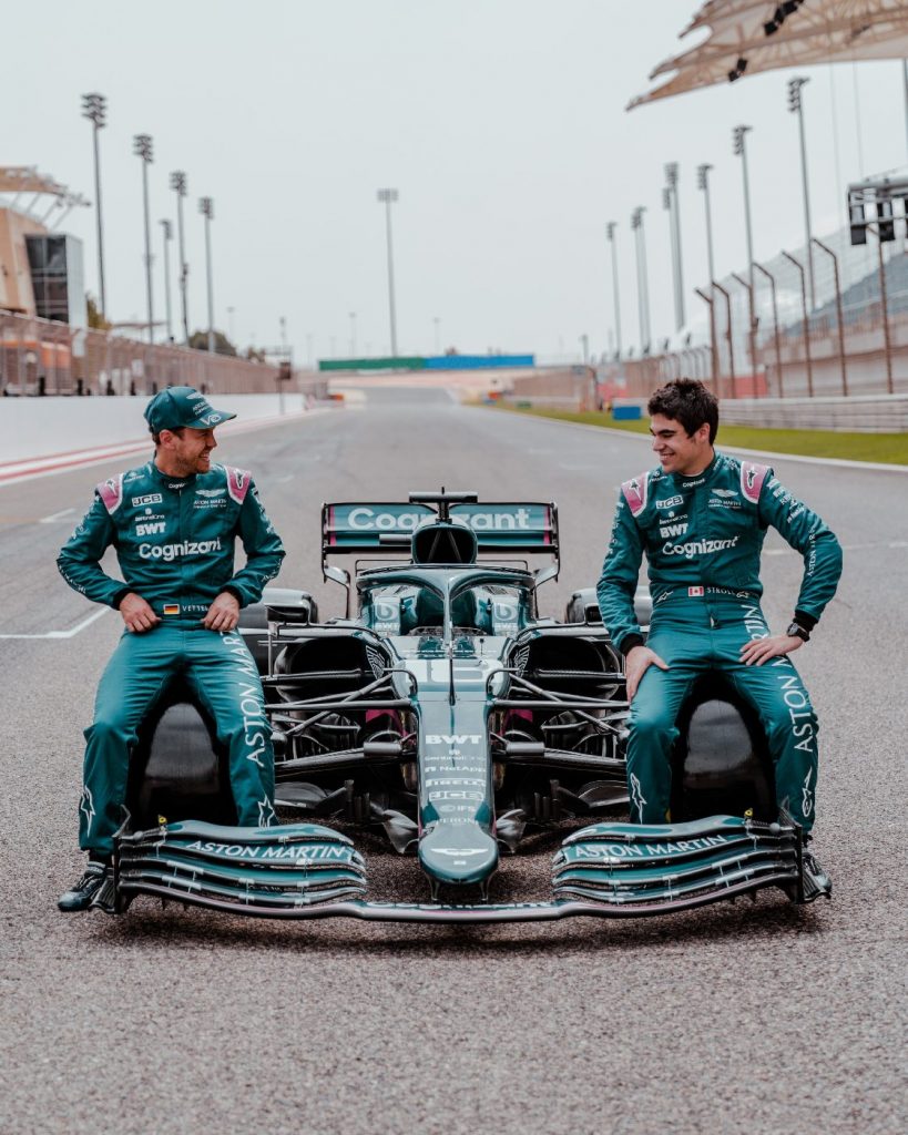 Sebastian Vettel és Lance Stroll (Fotó: Aston Martin)