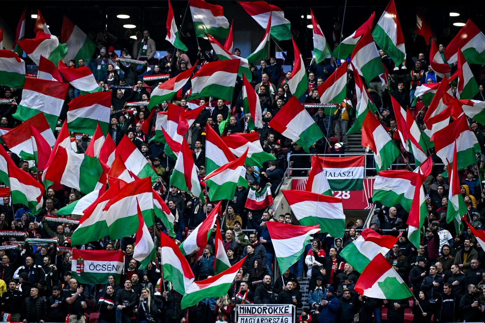 Magyarország - Szlovénia felkészülési labdarúgó-mérkőzés a Puskás Arénában 2026. március 28-án. A magyar válogatott 1-0-ra győzött.  MTI