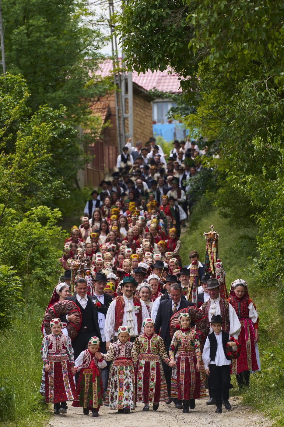 Magyar menyegző - Erdély, Esküvői menet